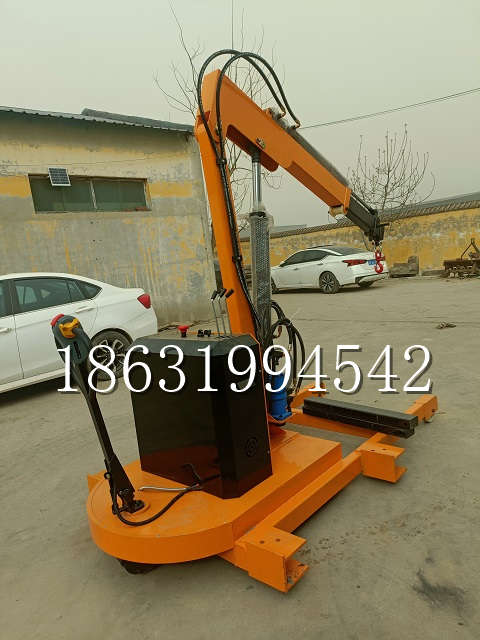 科尔沁左翼后旗自卸车厢随车吊 自制轮式四不像起重机 四驱平板吊 5吨 贵盛